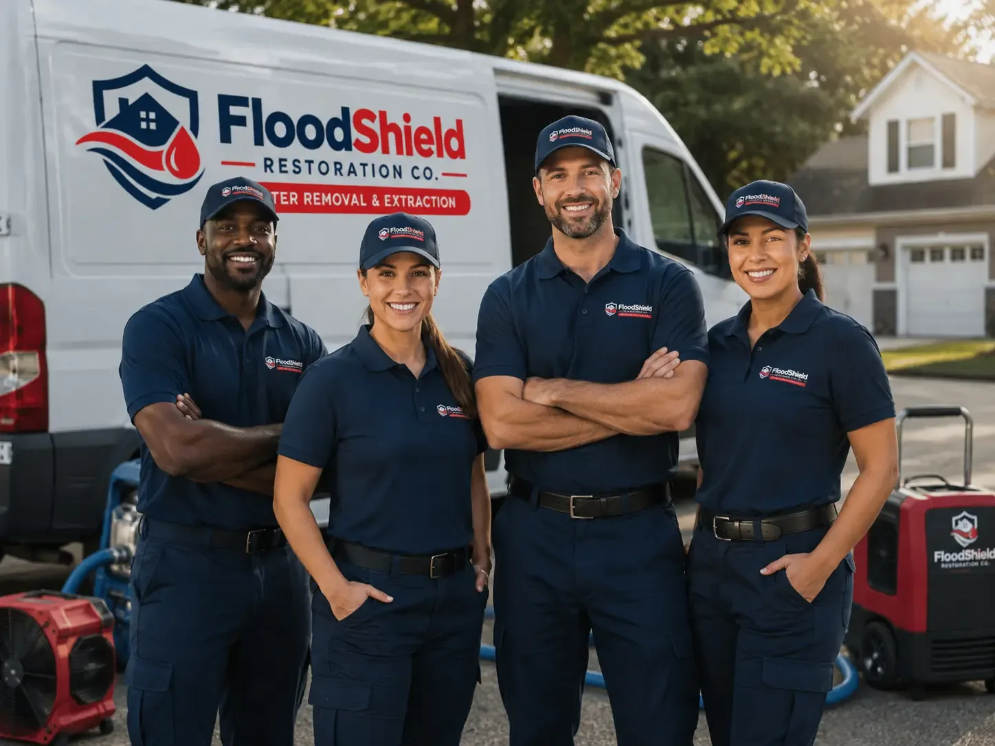 Flood Damage Restoration company in Sublime, TX